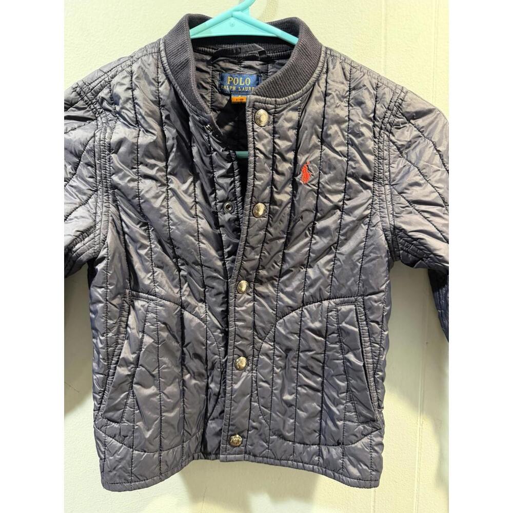 Kids Polo Ralph Lauren Quilted Jacket Size 6 Blue - Picture 3 of 6